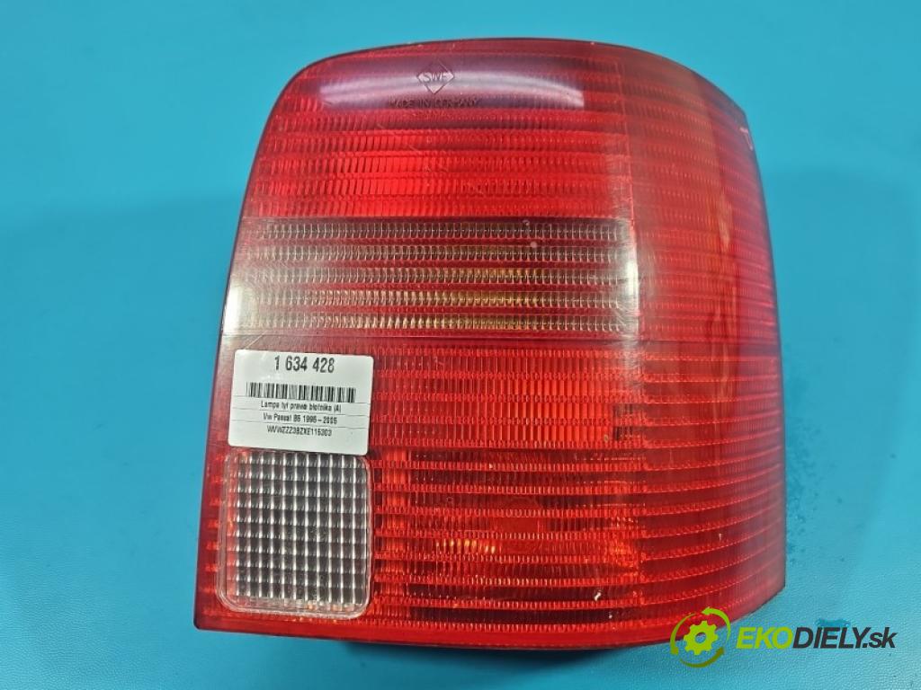 Vw Passat B5 1995-2005 1.9 tdi 110 hp manual 81 kW 1896 cm3 5- světlo zadní pravé blatník: 3B9945112