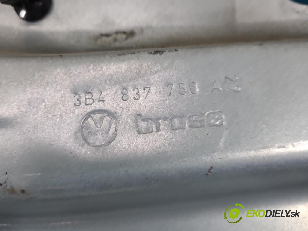 Vw Passat B5 1995-2005 1.9 tdi 110 HP manual 81 kW 1896 cm3 5- mechanizmus okna predné pravý 3B4837752CQ