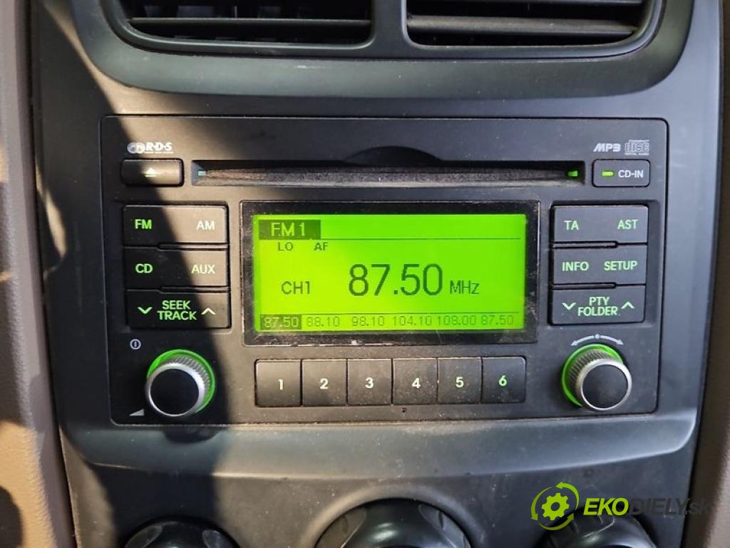 Kia Sportage II 2004-2010 2.0 crdi D4EA 150 hp manual 110 kW 1991 cm3 5- Radio továrna: 96160-0Z000