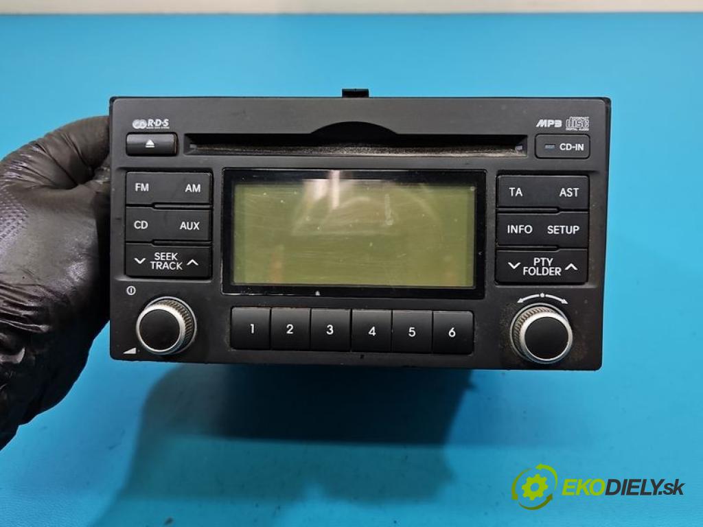 Kia Sportage II 2004-2010 2.0 crdi D4EA 150 hp manual 110 kW 1991 cm3 5- Radio továrna: 96160-0Z000