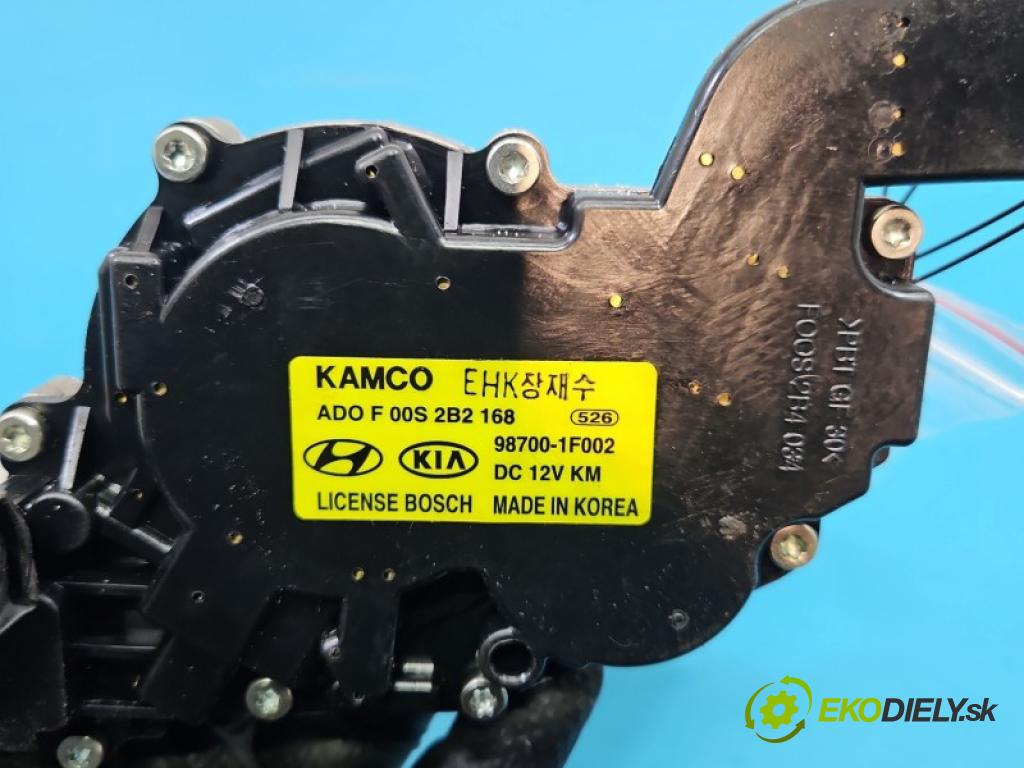 Kia Sportage II 2004-2010 2.0 crdi D4EA 150 HP manual 110 kW 1991 cm3 5- motor stieračov zadné 98700-1F002