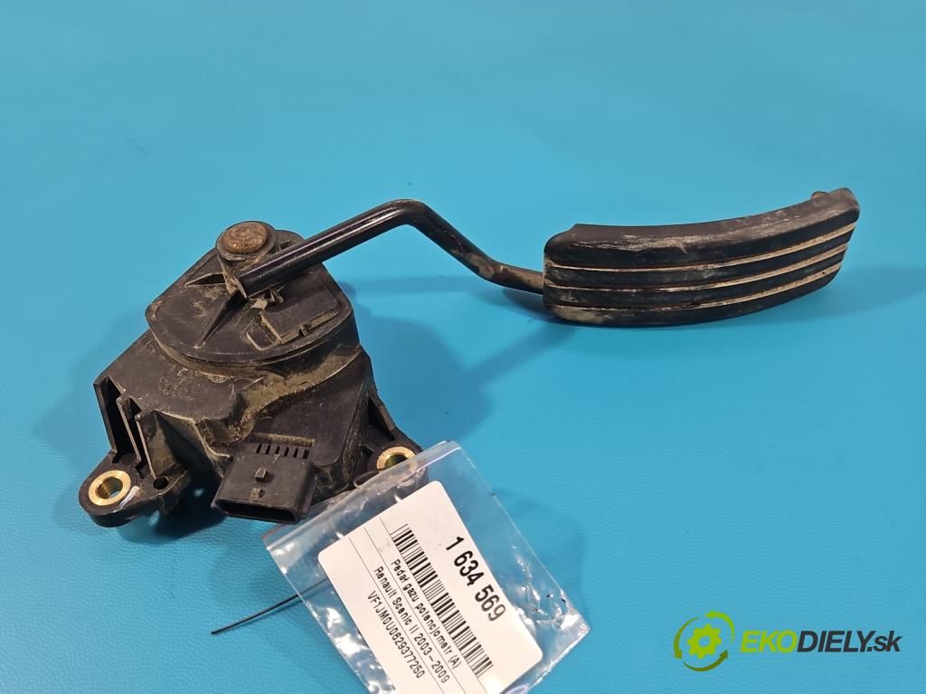 Renault Scenic II 2003-2009 2.0 16V 135 HP manual 99 kW 1998 cm3 5- pedal plyn potenciometr: 8200159645