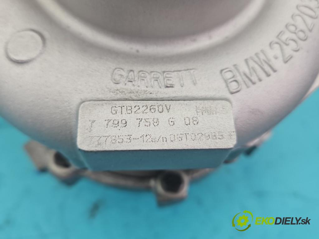 Bmw 5 F10 2010-2017 3.0d 204 HP manual 150 kW 2993 cm3 4- turbodúchadlo, turbo repasovaná 777853-12