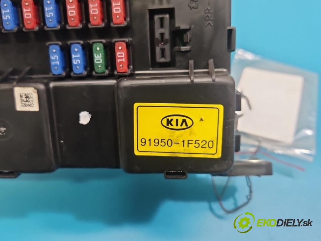 Kia Sportage II 2004-2010 2.0 crdi D4EA 150 hp manual 110 kW 1991 cm3 5- skříňka pojistková 91950-1F520 (Pojistková skříňka)
