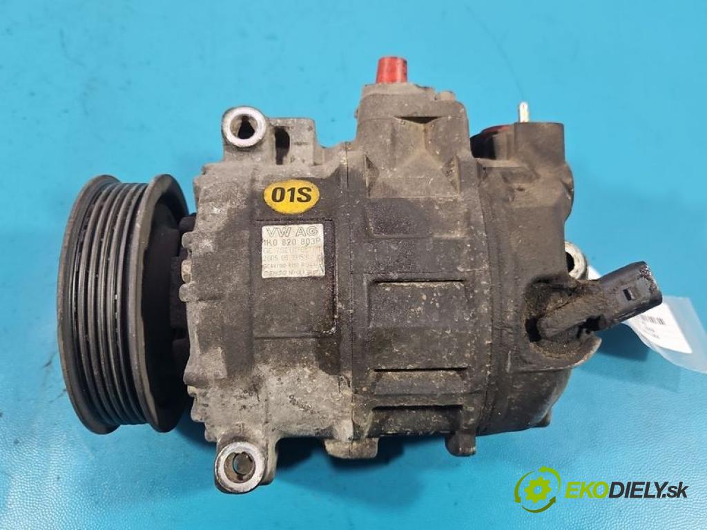 Vw Golf V 2003-2009 1.4 16V BCA 75 hp manual 55 kW 1390 cm3 3- Kompresor: klíma 1K0820803P (Kompresor klimatizace)