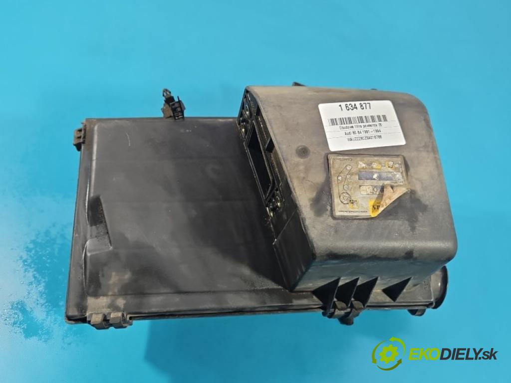 Audi 80 B4 1991-1994 2.0 8V 116 HP manual 85 kW 1984 cm3 4- obal filtra vzduchu 037129607A (Obal vzduchového filtra)