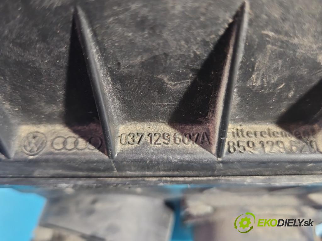 Audi 80 B4 1991-1994 2.0 8V 116 HP manual 85 kW 1984 cm3 4- obal filtra vzduchu 037129607A (Obal vzduchového filtra)