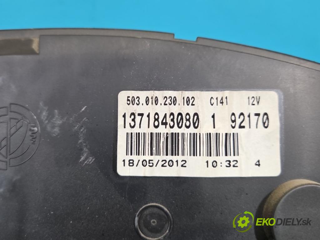 Fiat Ducato III 2006-2014 2.3 jtd 148 hp manual 109 kW 2287 cm3 5- Přístrojová deska 1371843080 (Přístrojová deska)
