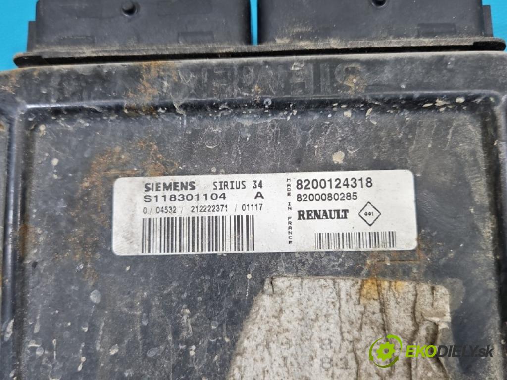 Renault Scenic I 1996-2003 1.6 16V 107 HP manual 79 kW 1598 cm3 5- riadiaca jednotka motora 8200124318