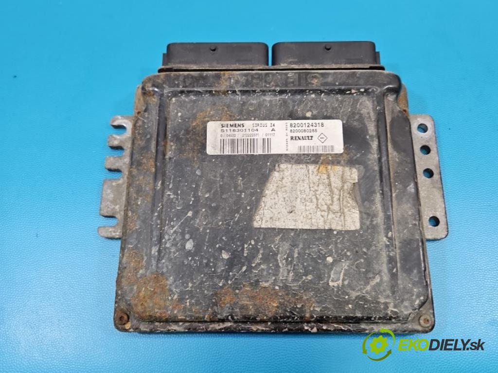 Renault Scenic I 1996-2003 1.6 16V 107 HP manual 79 kW 1598 cm3 5- riadiaca jednotka motora 8200124318