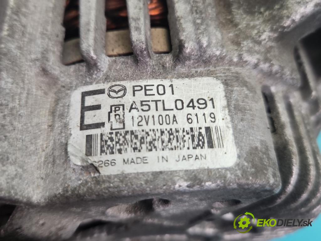 Mazda 6 III GJ 2012-2024 2.0 16V 145 hp manual 107 kW 1998 cm3 5- Alternator A5TL0491 (Alternátor)