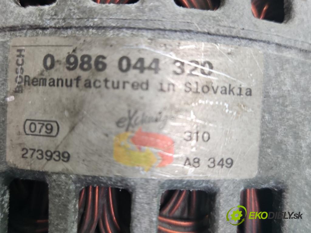 Skoda Superb I 2001-2008 2.0 8V 116 hp manual 85 kW 1984 cm3 4- Alternator 0986044320 (Alternátor)