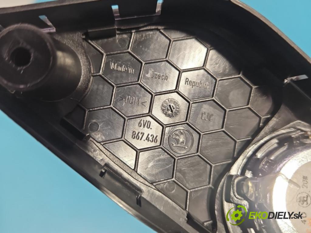 Skoda Fabia III 2014-2021 1.0 TSI 95 hp manual 70 kW 999 cm3 5- klika uvnitř: přední pravé 6V0867436