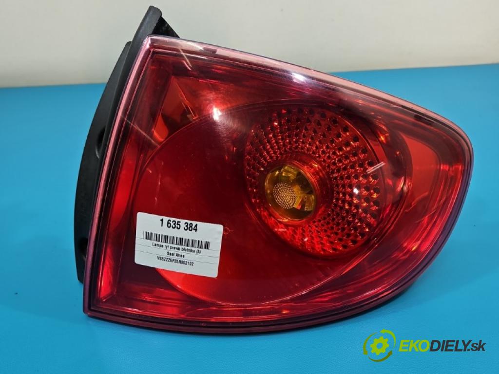 Seat Altea 1.6 8V 102 hp manual 75 kW 1595 cm3 5- světlo zadní pravé blatník: 5P0945096D