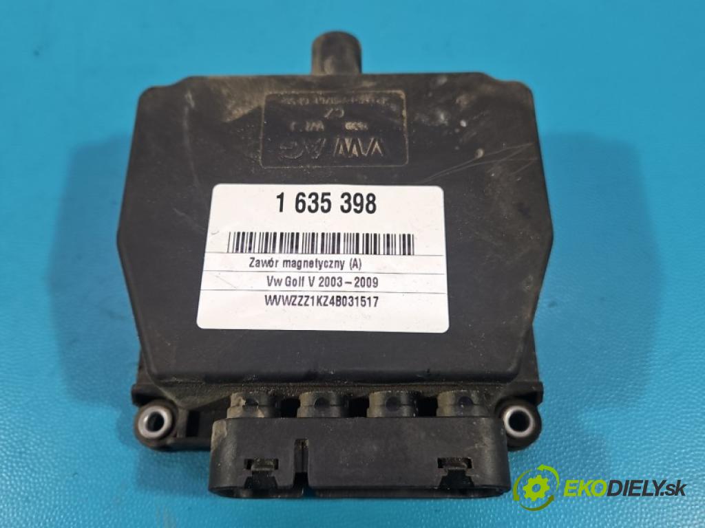 Vw Golf V 2003-2009 1.9 tdi 105 hp manual 77 kW 1896 cm3 5- ventil magnetický: 6Q0906625 (Ventil ostatní)