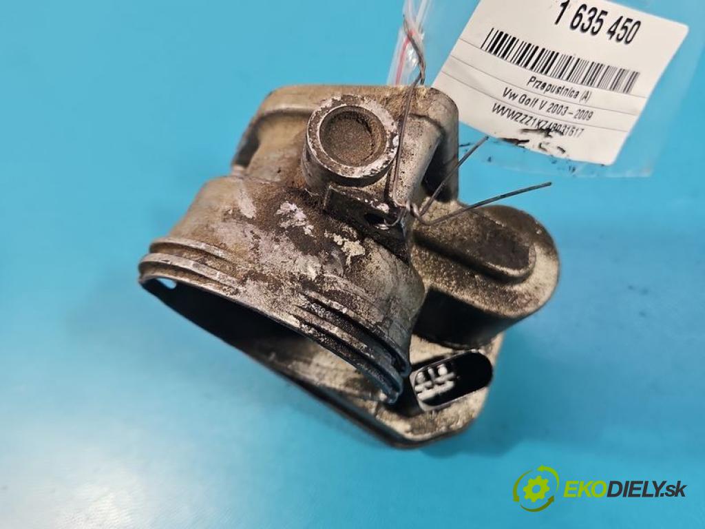 Vw Golf V 2003-2009 1.9 tdi 105 HP manual 77 kW 1896 cm3 5- klapka 038128063G (Škrtiaca klapka)