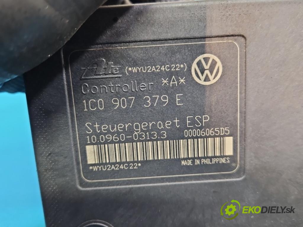 Audi A3 8L 1996-2003 1.9 tdi 131 HP manual 96 kW 1896 cm3 5- čerpadlo abs 1C0907379E (Pumpa ABS)