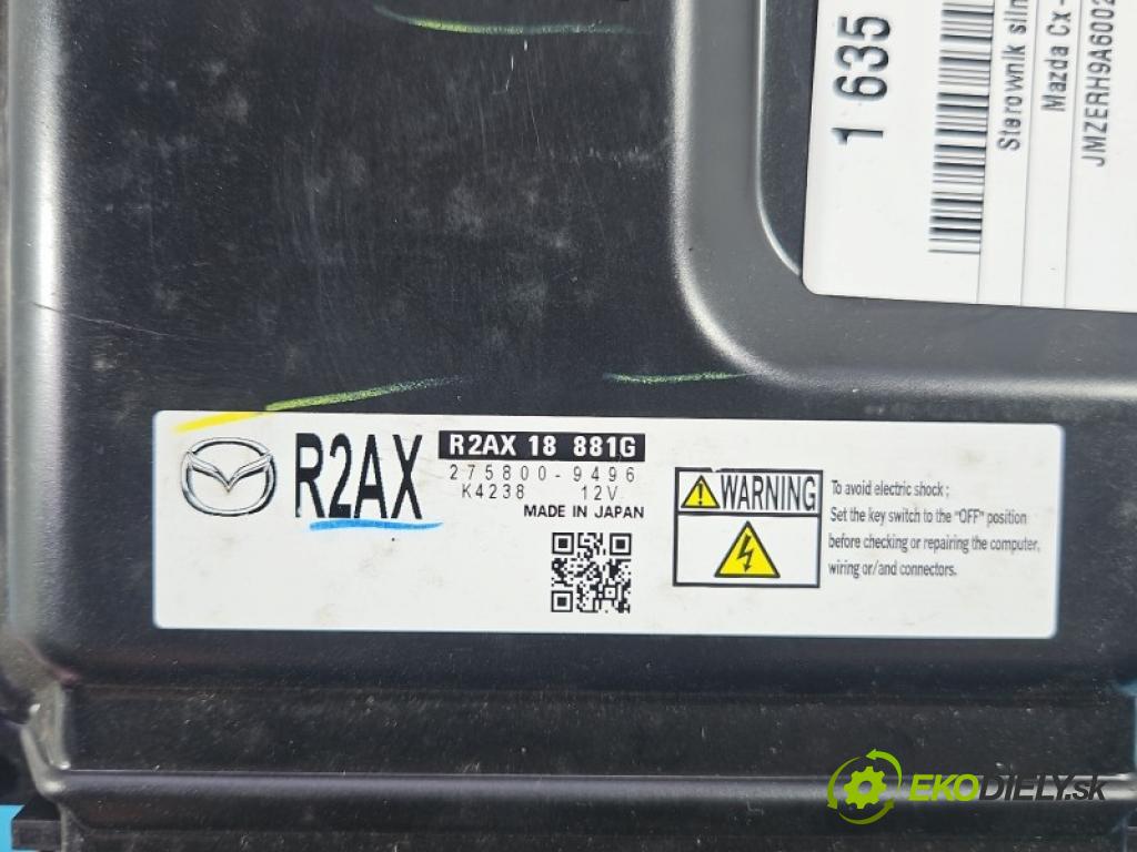 Mazda Cx-7 2.2 MZR-CD: 173KM manual 127 kW 2184 cm3 5- riadiaca jednotka motora 275800-9496