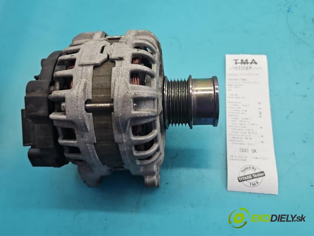 Skoda Fabia III 2014-2021 1.0 TSI 95 HP manual 70 kW 999 cm3 5- Alternator 04E903015A (Alternátor)