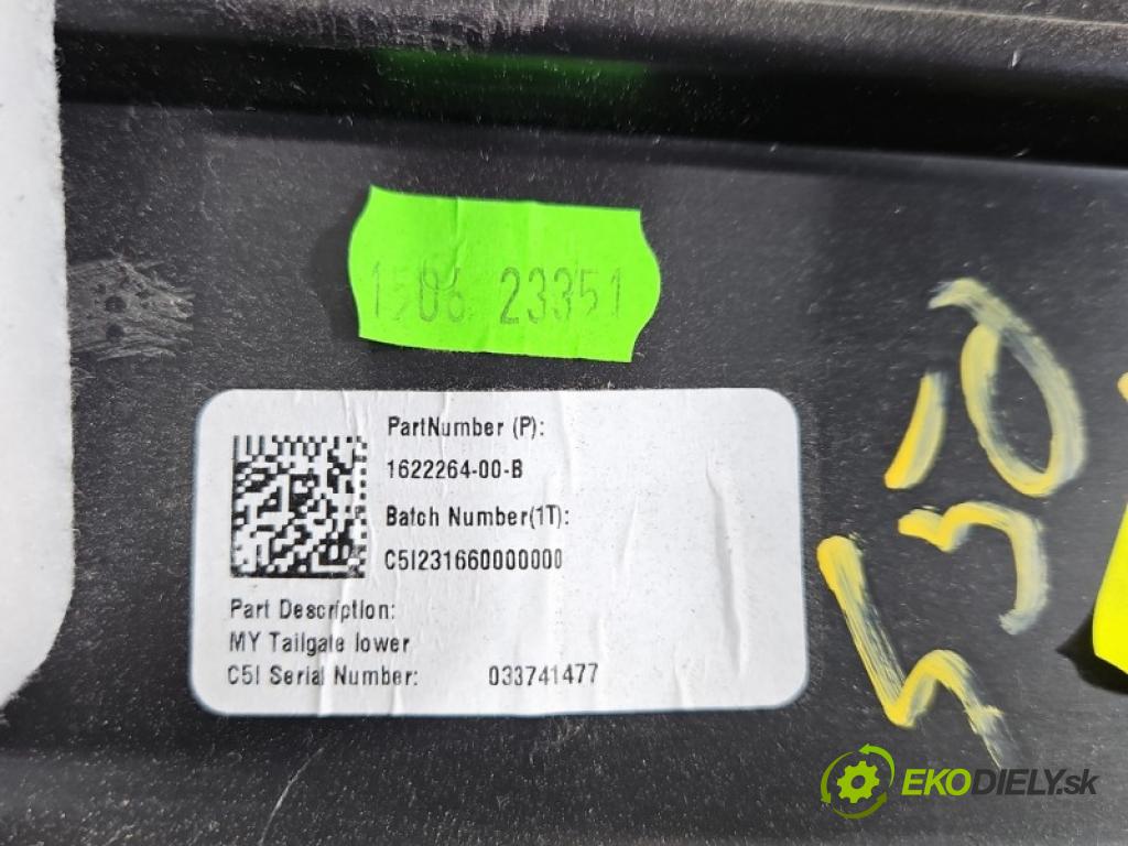 Tesla Model Y 0.0 automatic 378 kW  5- Tapacír: kufrových dveří 1622264-00-B