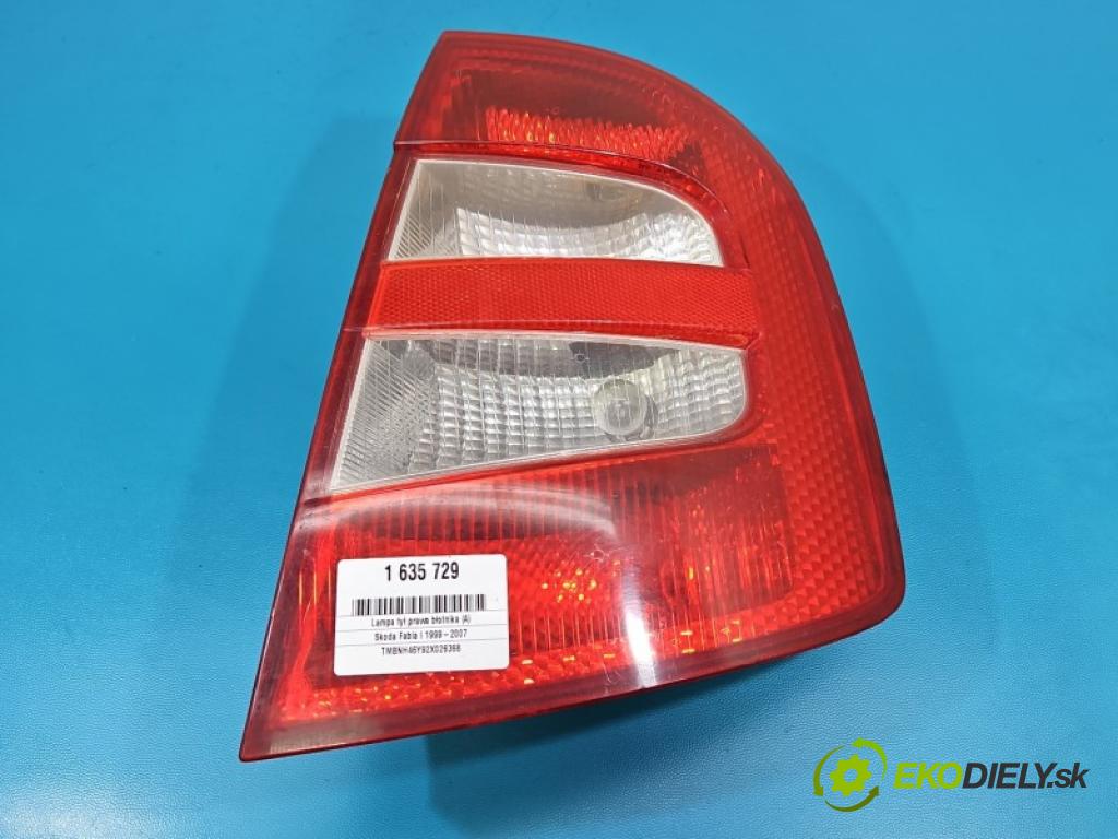 Skoda Fabia I 1999-2007 1.4 MPI 60 hp manual 44 kW 1397 cm3 5- světlo zadní pravé blatník: 6Y6945096B