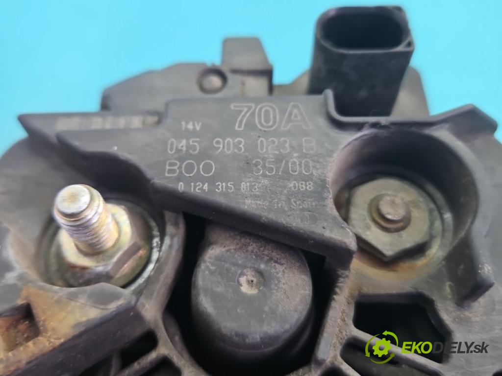 Vw Polo III 6N 1994-2001 1.4 TDi 75 hp manual 55 kW 1422 cm3 5- Alternator 045903023B (Alternátor)