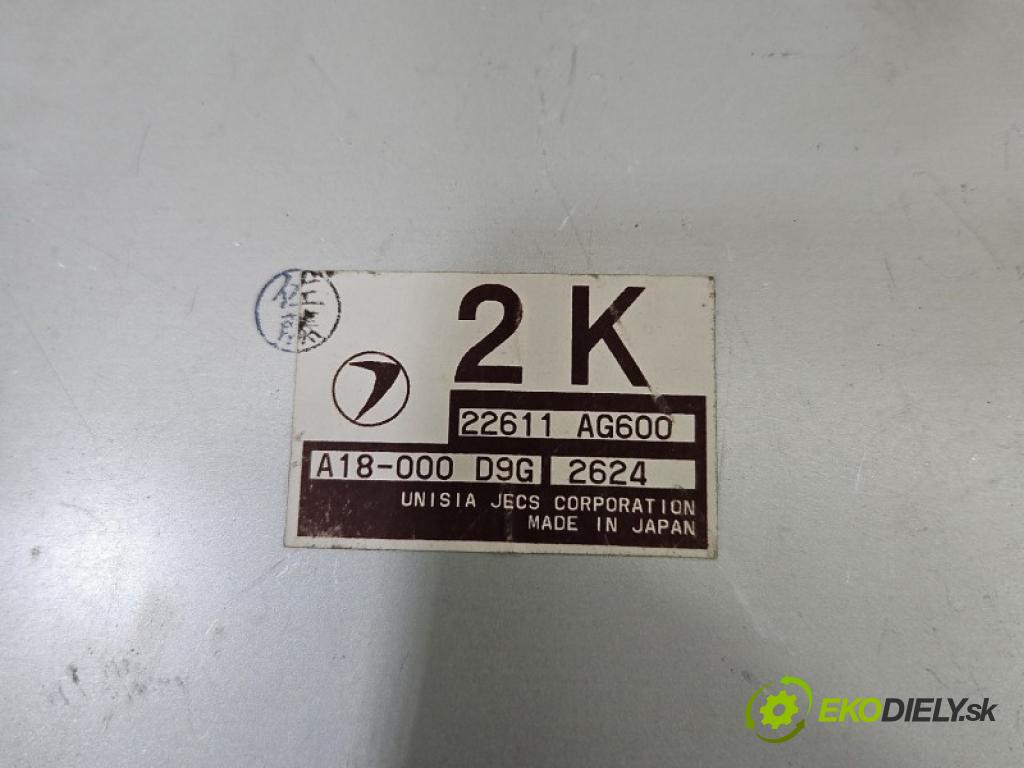 Subaru Forester II SG 2002-2008 2.0 boxer 125 HP manual 92 kW 1994 cm3 5- riadiaca jednotka motora 22611AG600