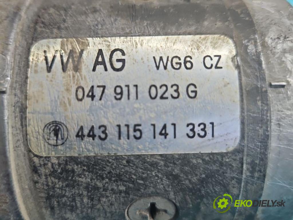 Skoda Fabia I 1999-2007 1.4 MPI 60 hp manual 44 kW 1397 cm3 5- startér: 047911023G (Startér)