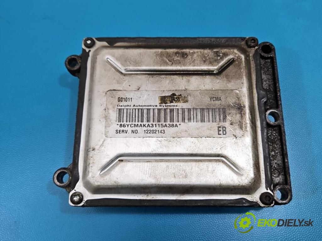 Opel Zafira A 1999-2005 2.2 16V 147 HP manual 108 kW 2198 cm3 5- riadiaca jednotka motora 12210453