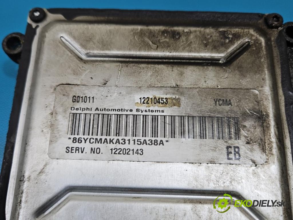 Opel Zafira A 1999-2005 2.2 16V 147 HP manual 108 kW 2198 cm3 5- riadiaca jednotka motora 12210453