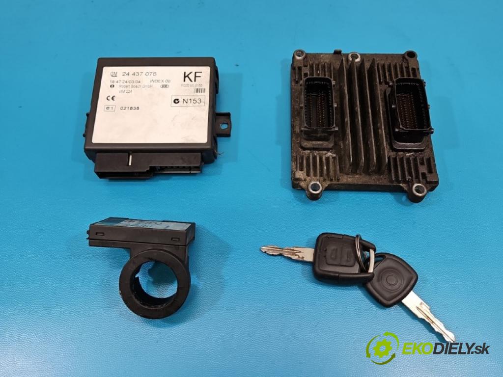 Opel Zafira A 1999-2005 2.2 16V 147 HP manual 108 kW 2198 cm3 5- riadiaca jednotka motora 12210453