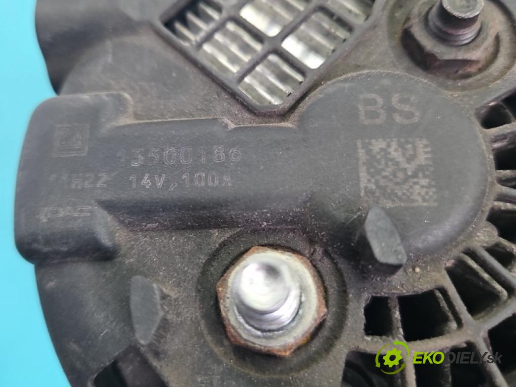 Opel Astra IV 2009-2015 1.7 cdti 110 hp manual 81 kW 1686 cm3 5- Alternator 13500186 (Alternátor)