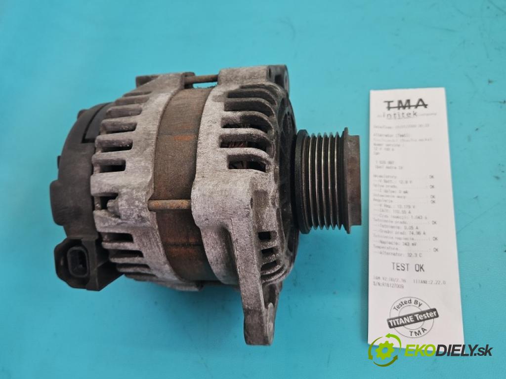 Opel Astra IV 2009-2015 1.7 cdti 110 hp manual 81 kW 1686 cm3 5- Alternator 13500186 (Alternátor)