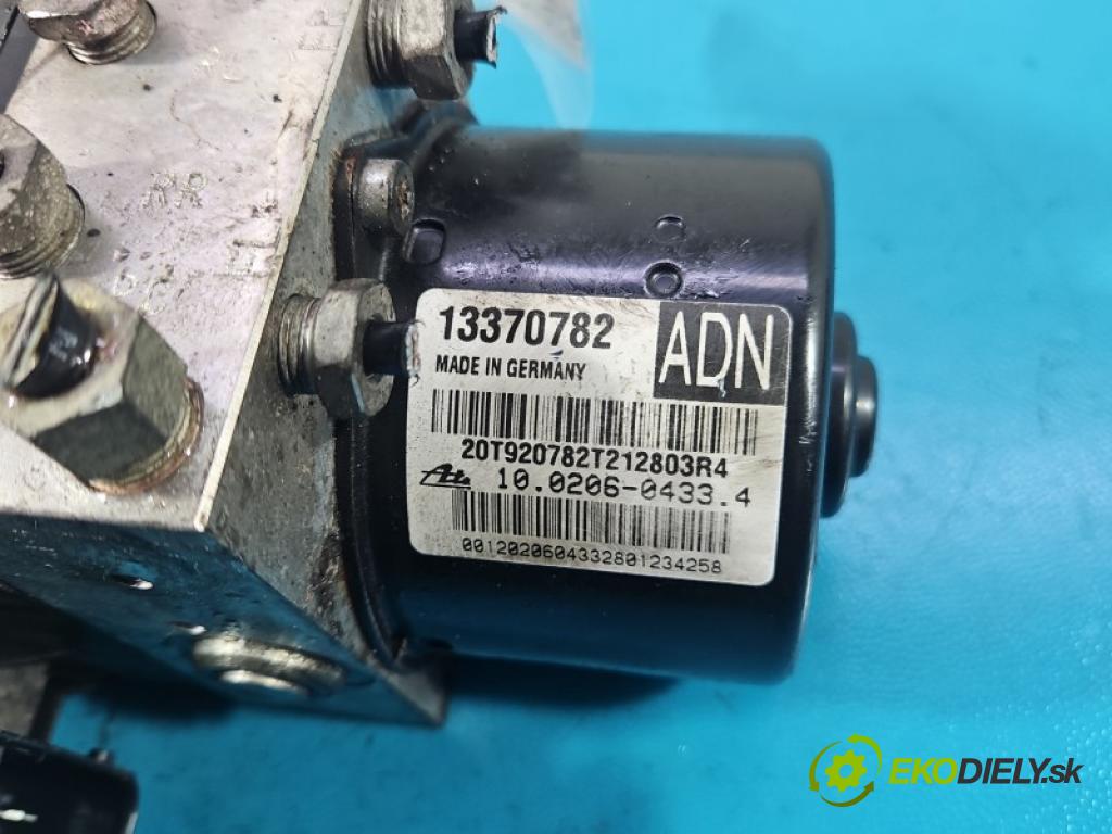 Opel Astra IV 2009-2015 1.7 cdti 110 HP manual 81 kW 1686 cm3 5- čerpadlo abs 100960-45343 (Pumpa ABS)