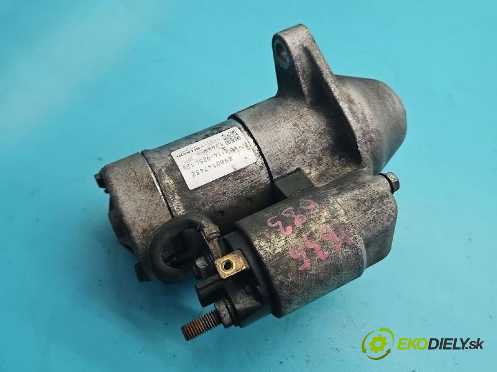 Opel Astra IV 2009-2015 1.7 cdti 110 hp manual 81 kW 1686 cm3 5- startér: 8980147432 (Startér)