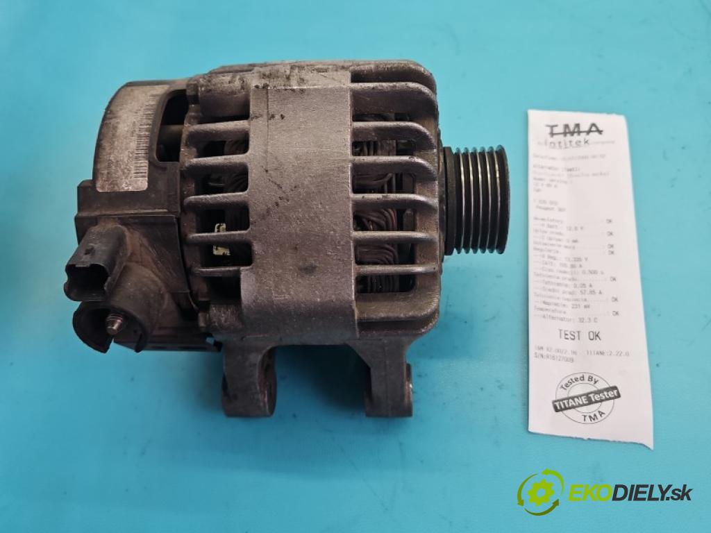 Peugeot 307 1.6 16V 109 hp manual 80 kW 1587 cm3 5- Alternator 9638544580 (Alternátor)