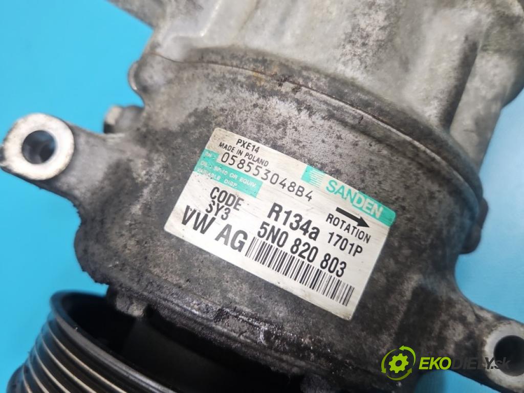 Vw Passat B6 2005-2010 1.9 tdi BLS 105 HP manual 77 kW 1896 cm3 5- Kompresor: klimatizácie 5N0820803 (Kompresor klimatizácie)