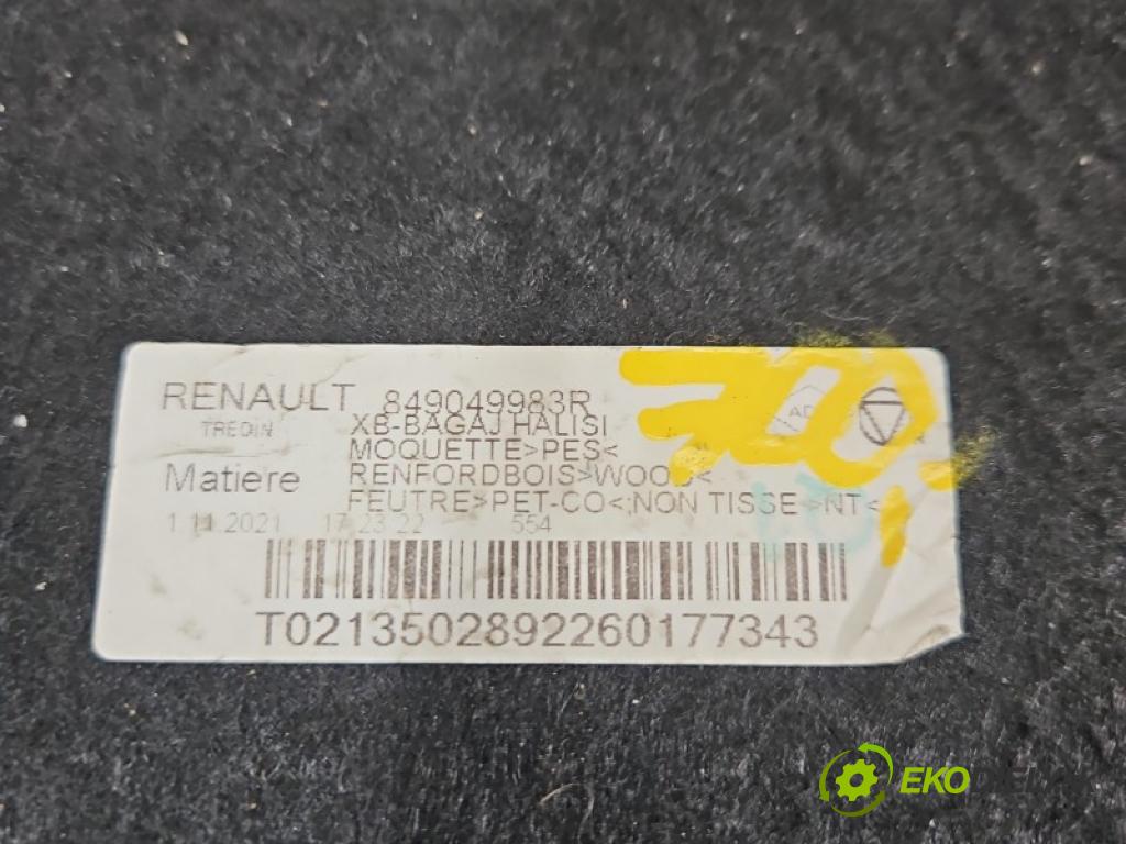 Renault Clio V 2019- 1.6 16v 91KM automatic 67 kW 1598 cm3 5- koberec do auta kufra: 849049983R
