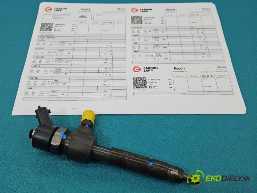 Opel Astra III 2004-2014 1.9 cdti 101 hp manual 74 kW 1910 cm3 5- vstřikovač diesel 0445110165
