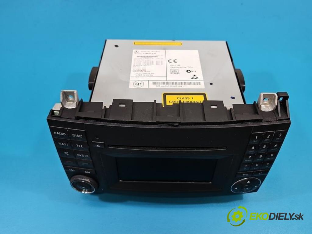 Mercedes B W245 2005-2011 2.0 8V 116 hp automatic 85 kW 2034 cm3 5- Radio továrna: A1698706194