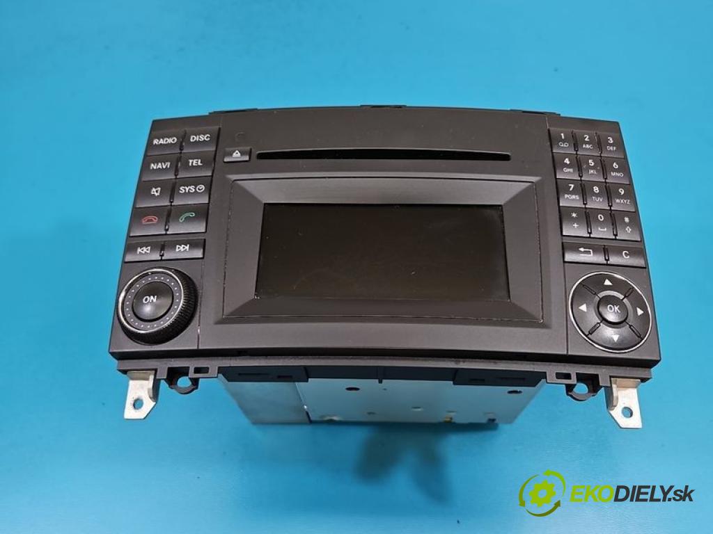 Mercedes B W245 2005-2011 2.0 8V 116 hp automatic 85 kW 2034 cm3 5- Radio továrna: A1698706194