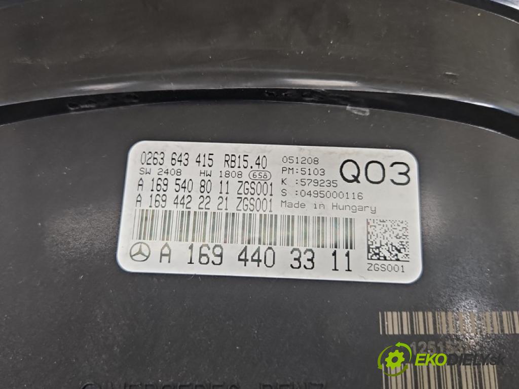Mercedes B W245 2005-2011 2.0 8V 116 HP automatic 85 kW 2034 cm3 5- prístrojovka/ budíky A1694403311 (Prístrojová doska)