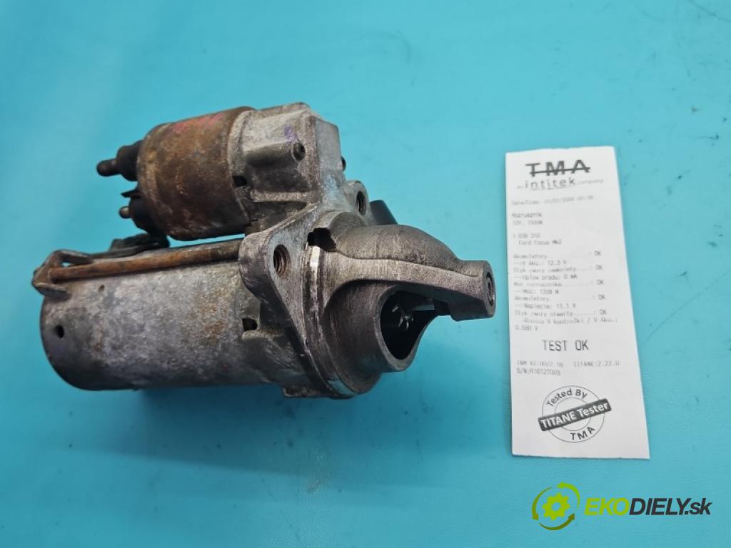 Ford Focus Mk2 2004-2011 1.6 16V 101 HP manual 74 kW 1596 cm3 5- štartér TS12E10 (Štartér)