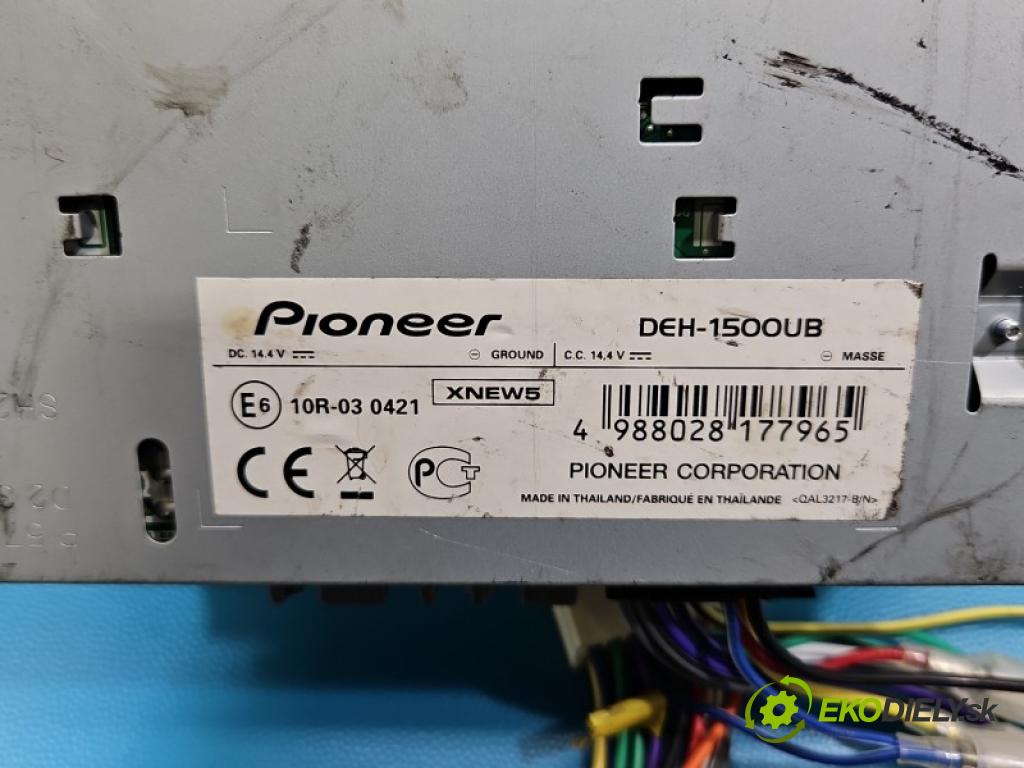 Subaru Forester II SG 2002-2008 2.0 boxer 125 hp manual 92 kW 1994 cm3 5- Radio DEH-1500UB