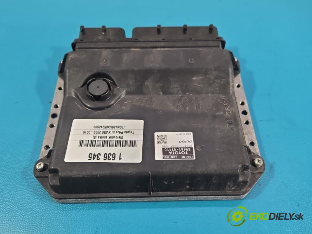 Toyota Prius III XW30 2009-2015 1.8 16V 99 HP automatic 73 kW 1798 cm3 5- riadiaca jednotka motora 89661-47410