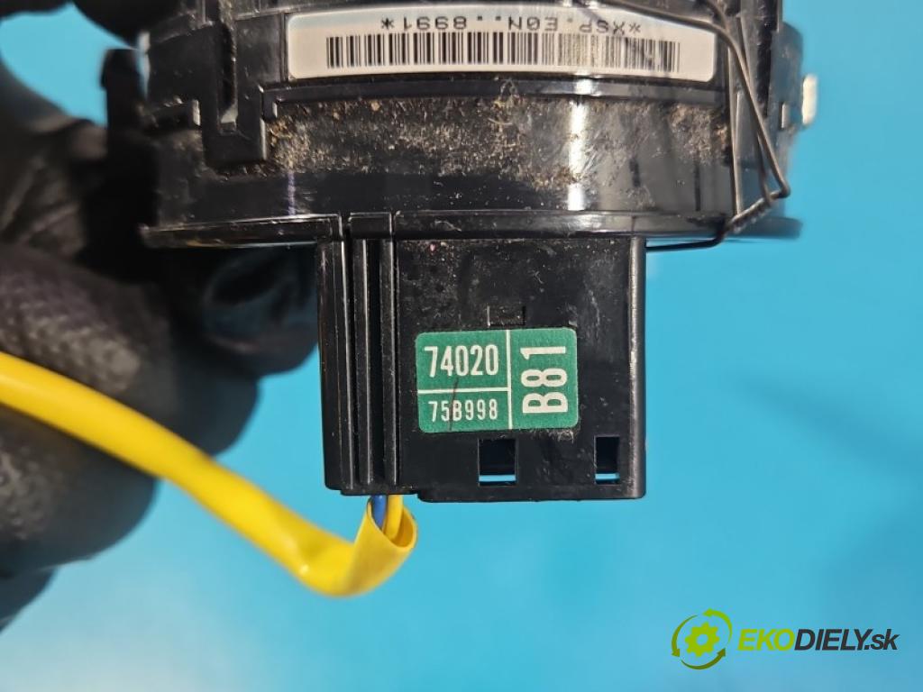 Toyota Prius III XW30 2009-2015 1.8 16V 99 HP automatic 73 kW 1798 cm3 5- Páska: airbag 74020-75B998 (Airbag)