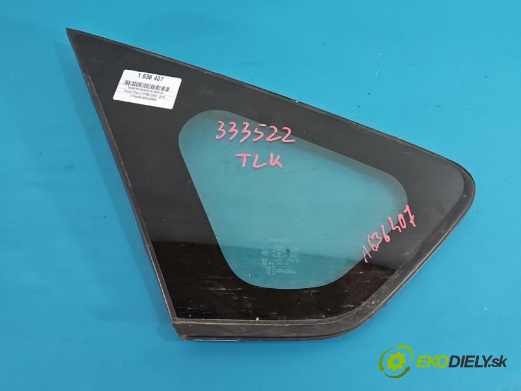 Toyota Prius III XW30 2009-2015 1.8 16V 99 hp automatic 73 kW 1798 cm3 5- sklo zadní levé 