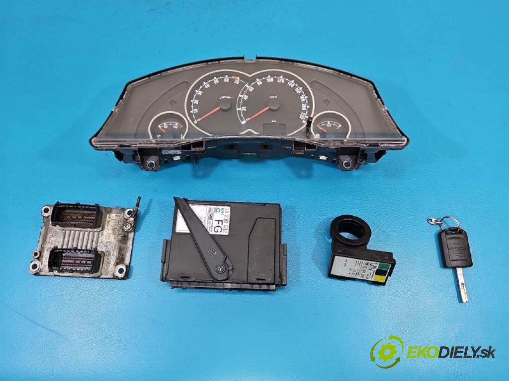 Opel Meriva A 2002-2010 1.4 16V 90 HP manual 66 kW 1364 cm3 5- riadiaca jednotka motora 55353613