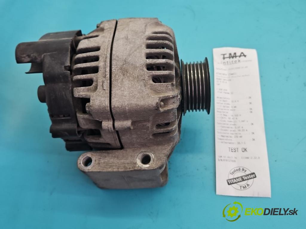 Fiat Panda II 2003-2012 1.3 jtd 69KM manual 51 kW 1248 cm3 5- Alternator 46823546 (Alternátor)