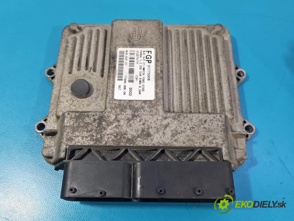 Fiat Panda II 2003-2012 1.3 jtd 69KM manual 51 kW 1248 cm3 5- riadiaca jednotka motora 51775008